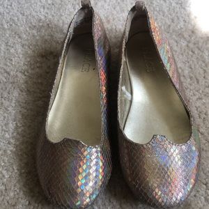 Mermaid inspired flats